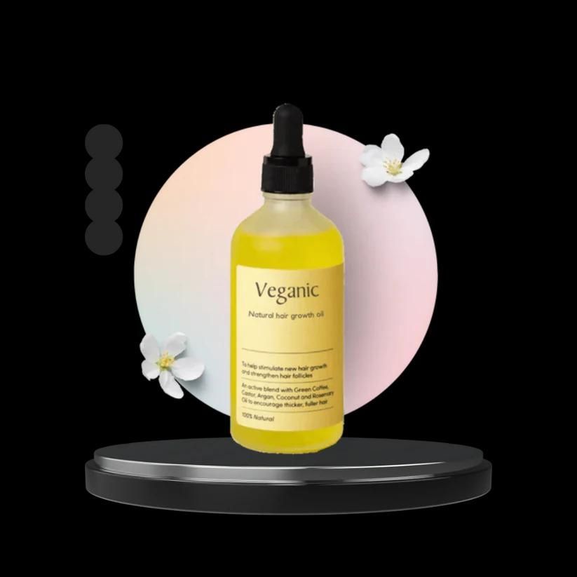 Vegan Natural Hair Growth Oil (1+1 Free)