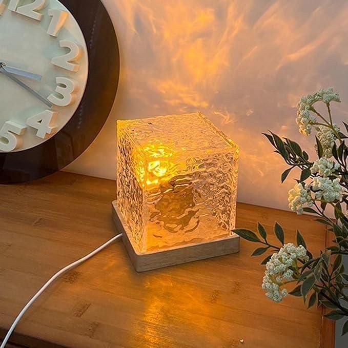 Vynpro Wave Aura Lamp – Rotating Water Ripple LED Night Light