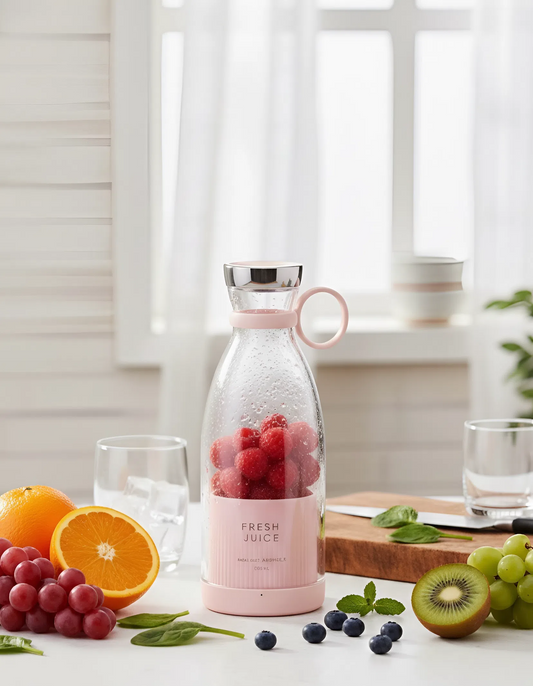 Portable Mini Juicer Bottle – Blend Juice Anywhere -300ml