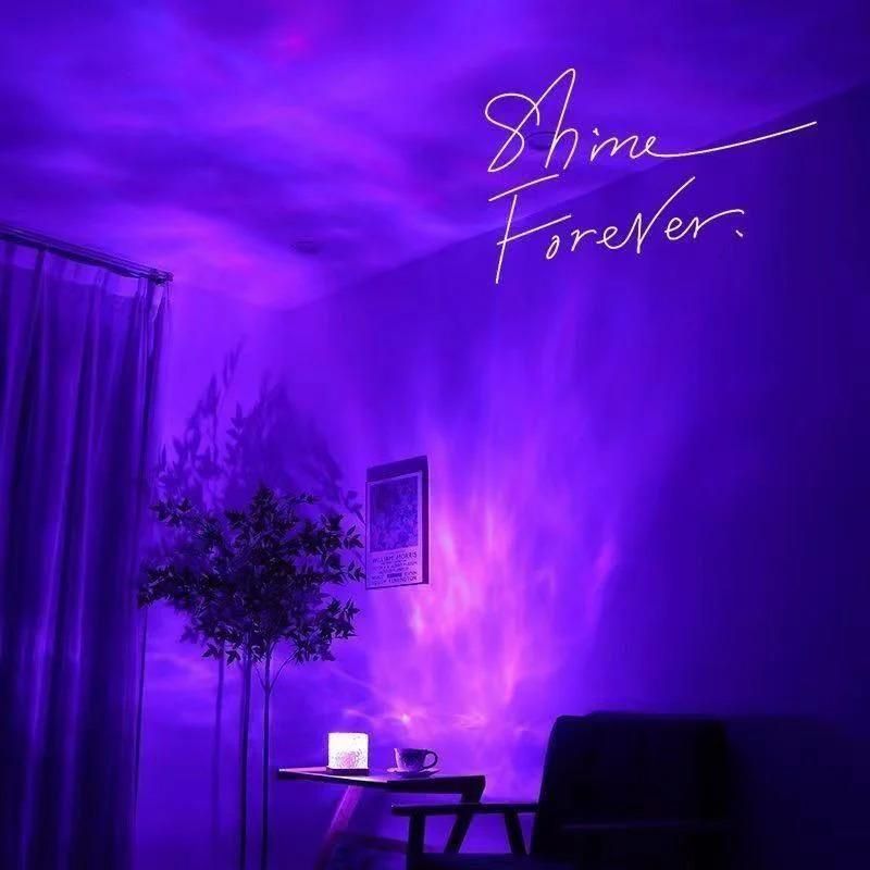 Vynpro Wave Aura Lamp – Rotating Water Ripple LED Night Light