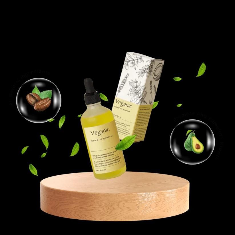Vegan Natural Hair Growth Oil (1+1 Free)