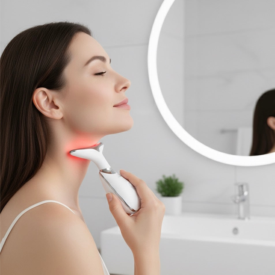 Neck & Face Massager and Wrinkle Remover.